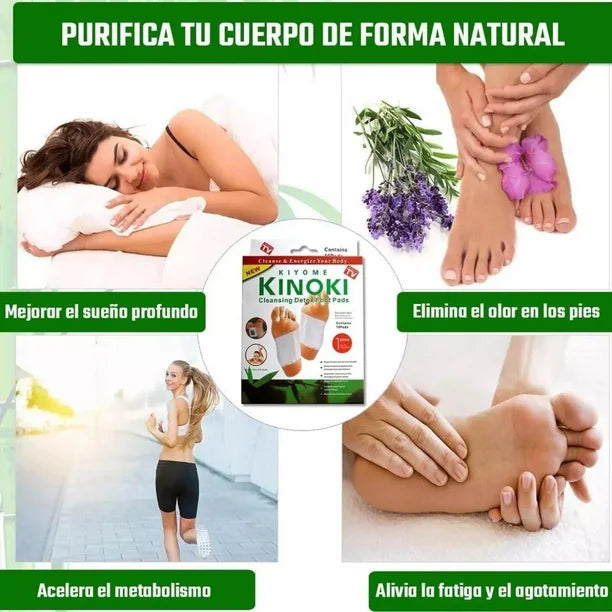 Parches Kinoki - Limpieza profunda mientras duermes